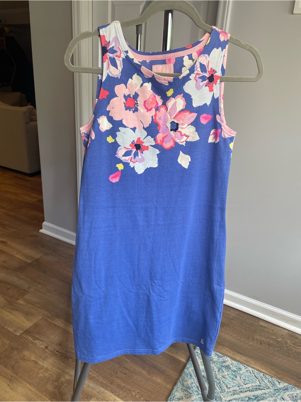 Joules Blue Floral Dress